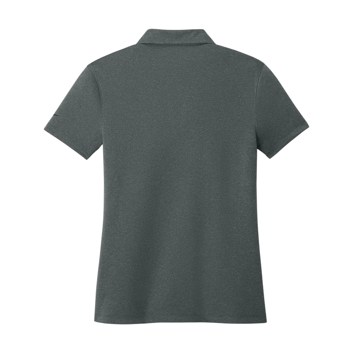 Nike Women's Dri-FIT Smooth Heather Polo in Anthracite Heather — custom branded by Motive