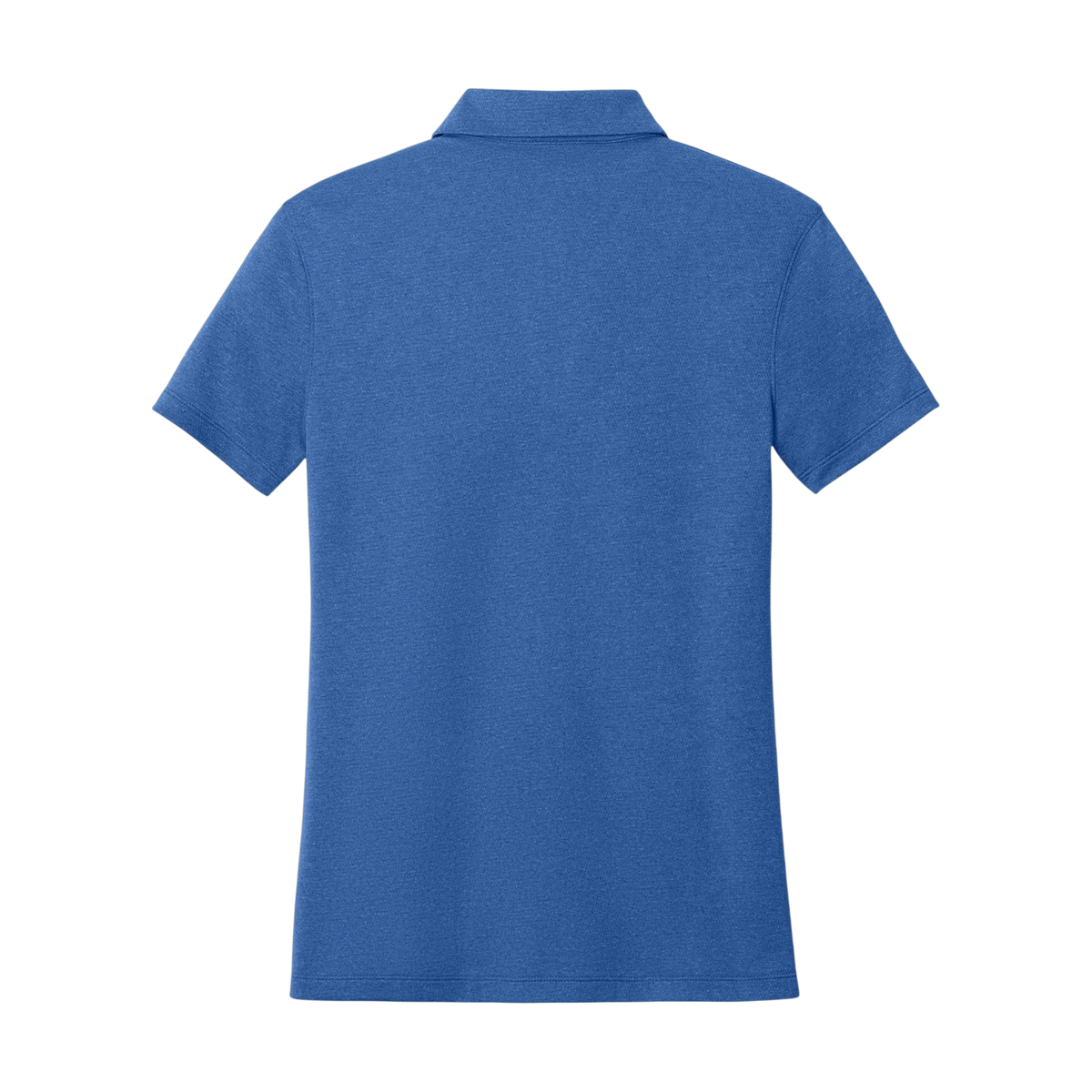 Nike Women's Dri-FIT Smooth Heather Polo in Game Royal Heather — custom branded by Motive
