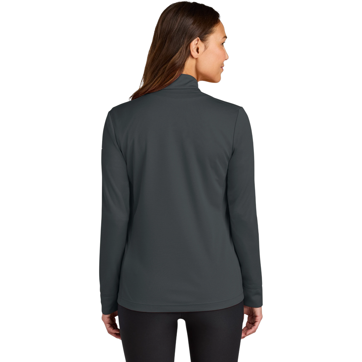 Nike Women's Essential 1/2-Zip Cover-Up in Anthracite — custom branded by Motive