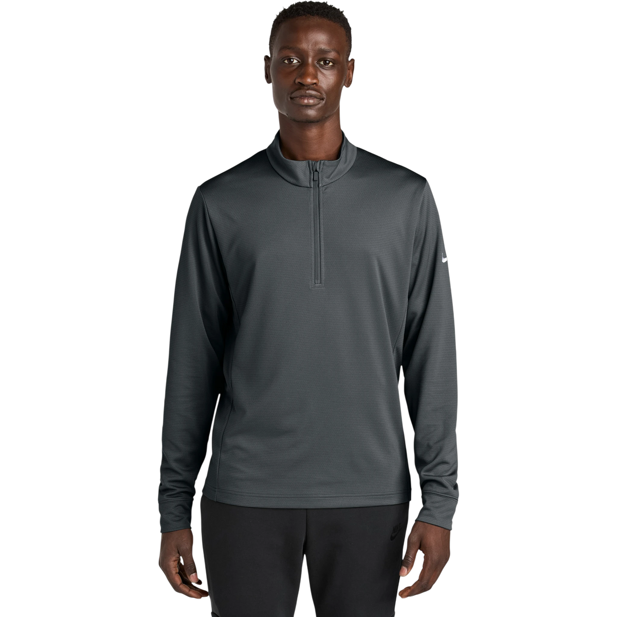 Nike Essential 1/2-Zip Cover-Up in Anthracite