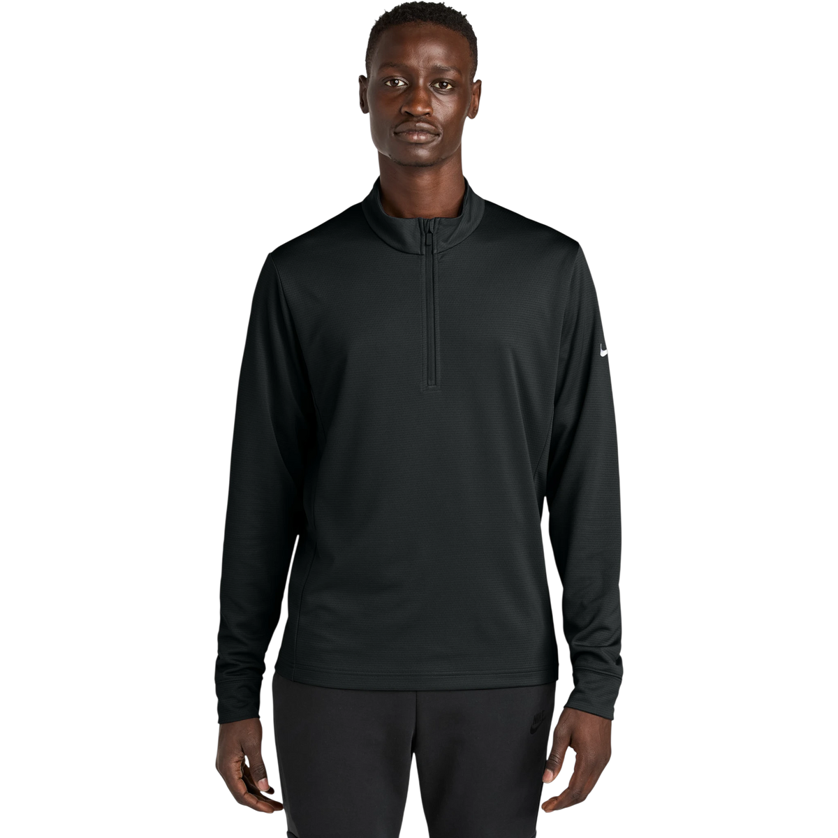 Nike Essential 1/2-Zip Cover-Up in Black