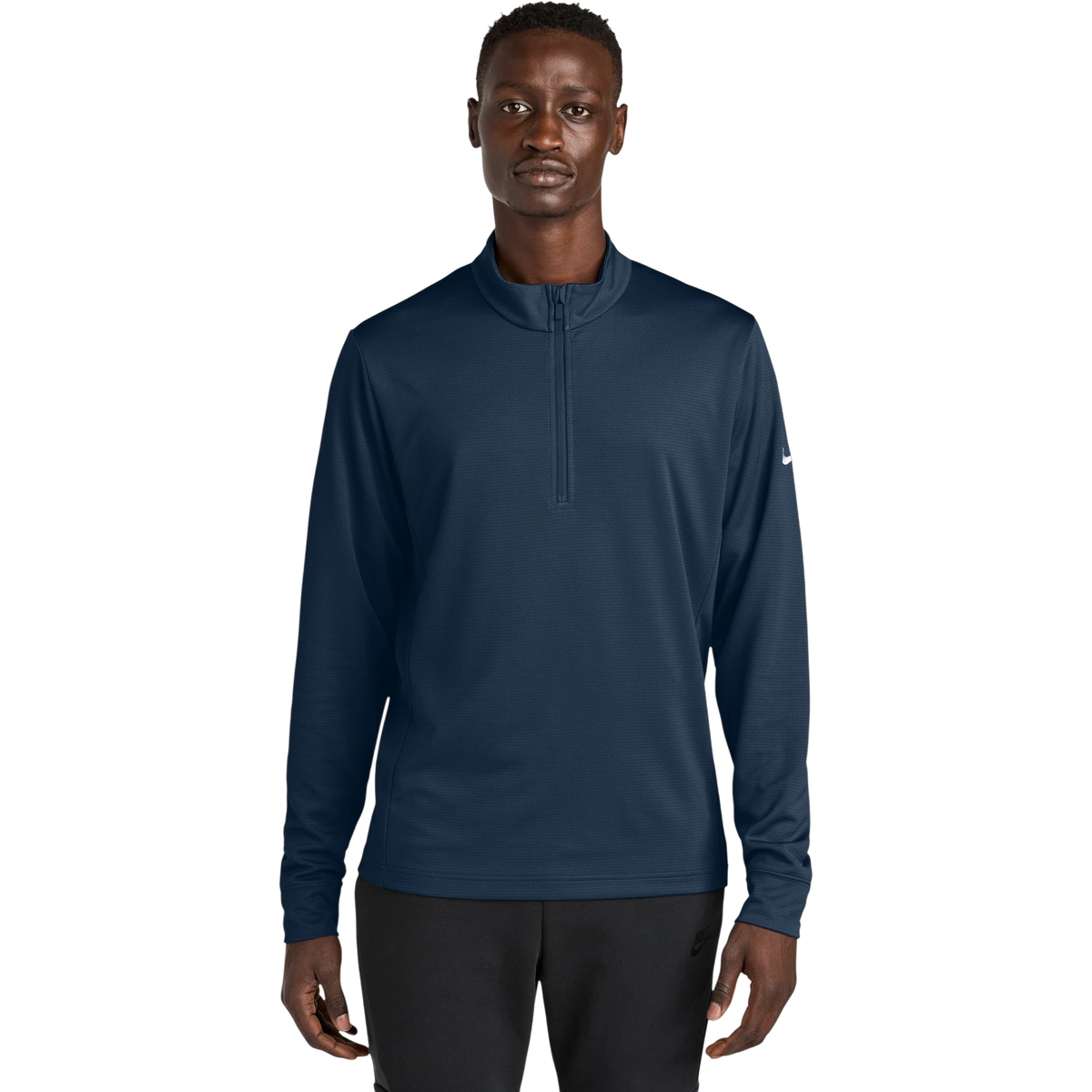 Nike Essential 1/2-Zip Cover-Up in Navy