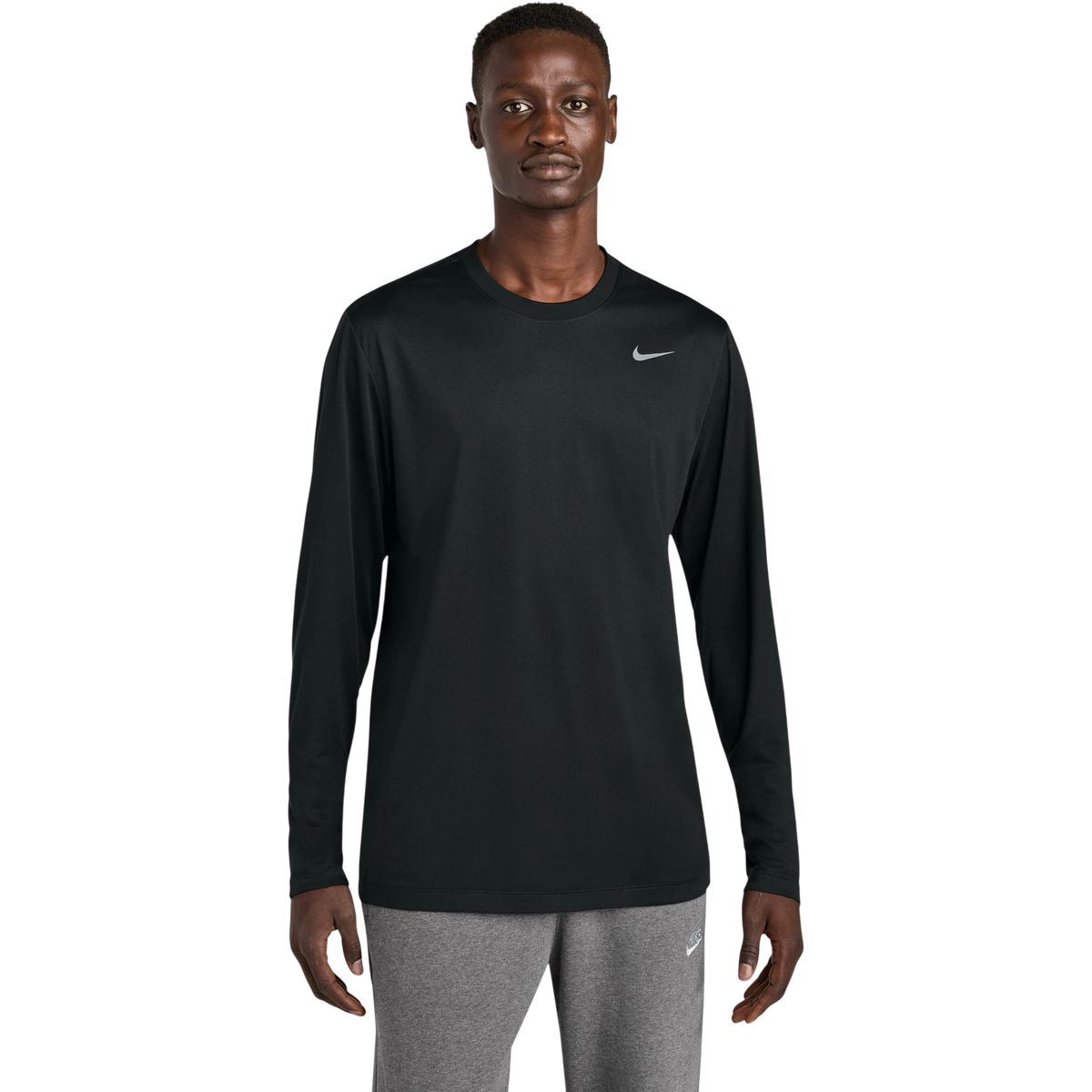 Nike Team rLegend Long Sleeve Tee in Black