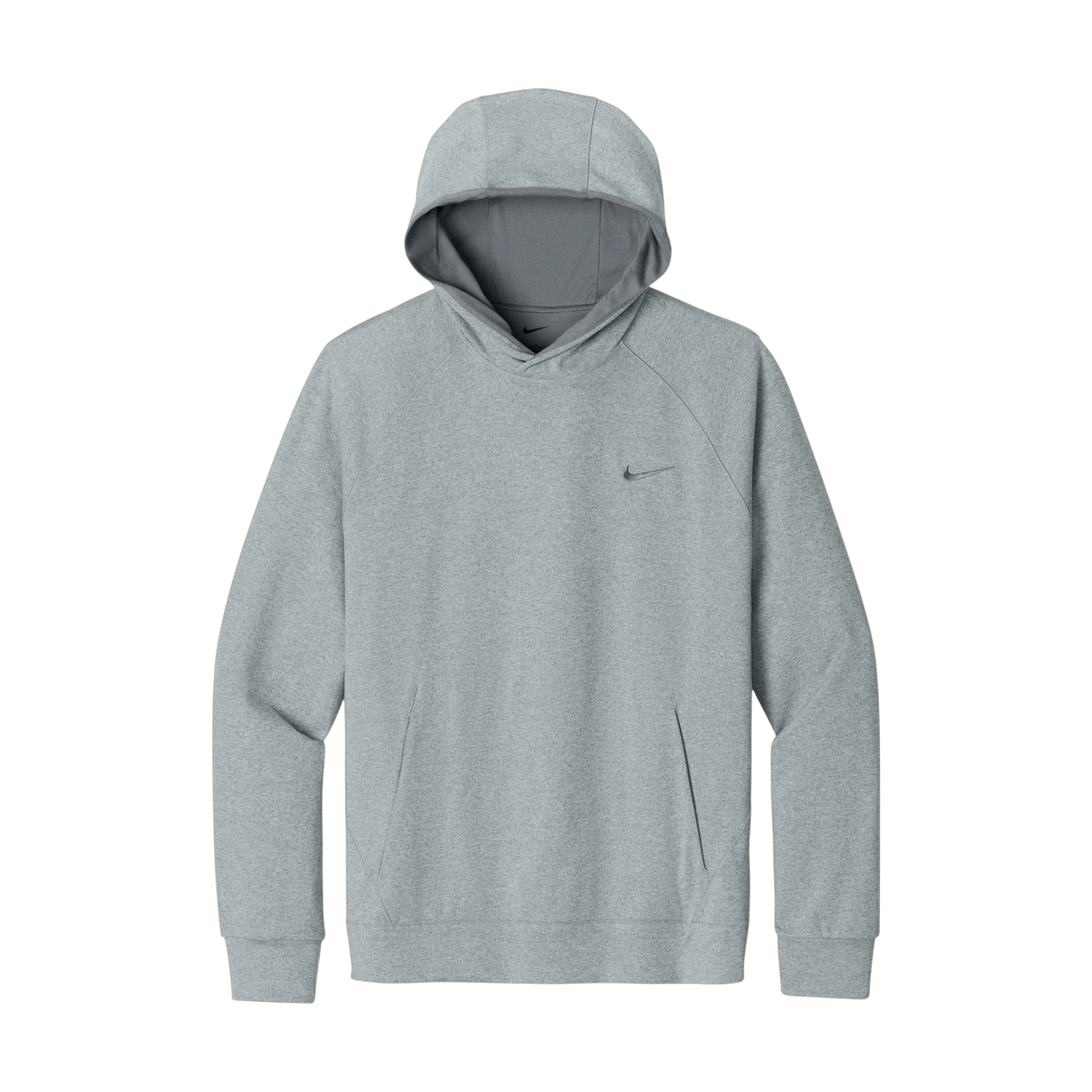 Nike Dri-FIT Primary Hoodie in Cool Grey Heather