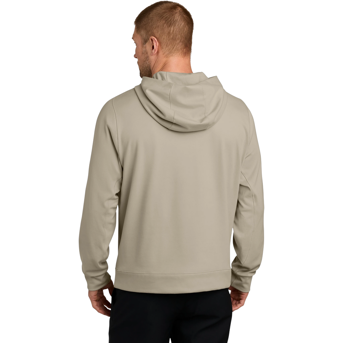 Nike Dri-FIT Primary Hoodie in Desert Khaki — custom branded by Motive