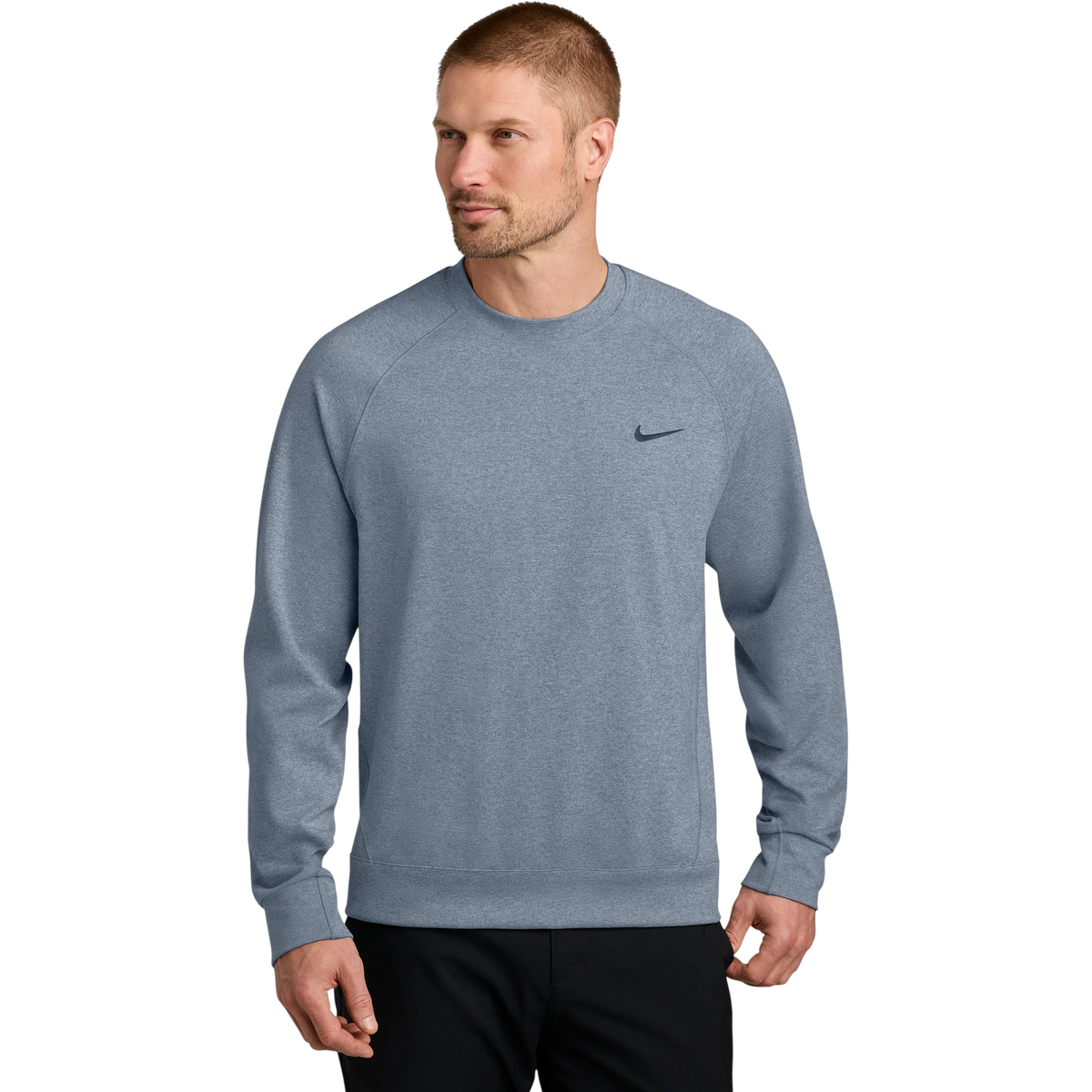 Nike Dri-FIT Primary Crew in Navy Heather