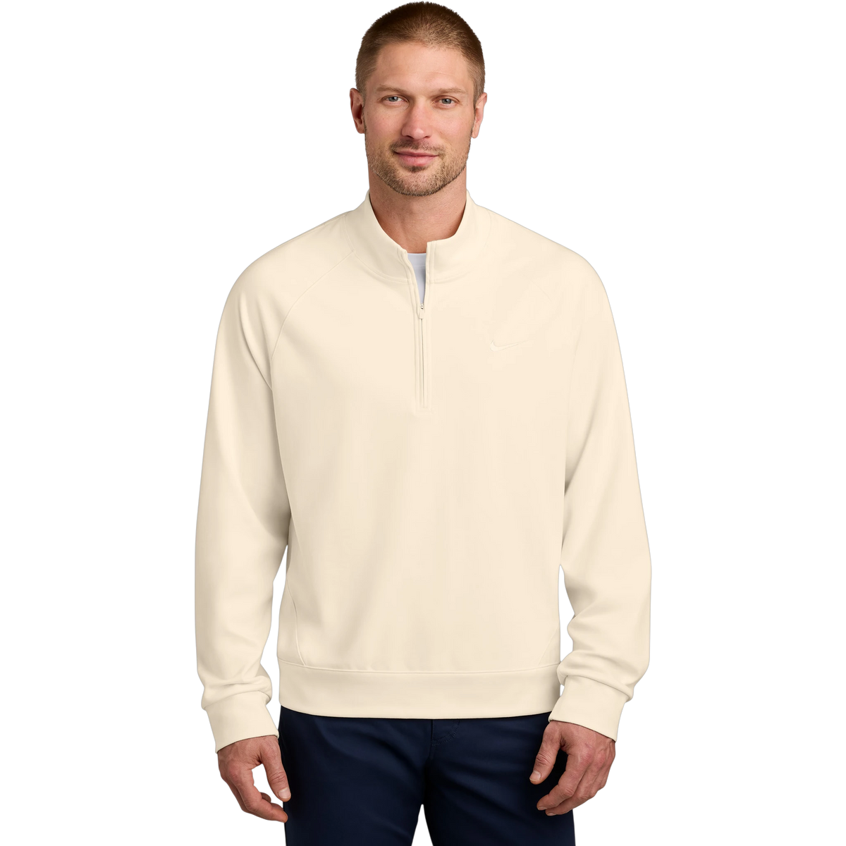 Nike Dri-FIT Primary 1/4-Zip in Pale Ivory