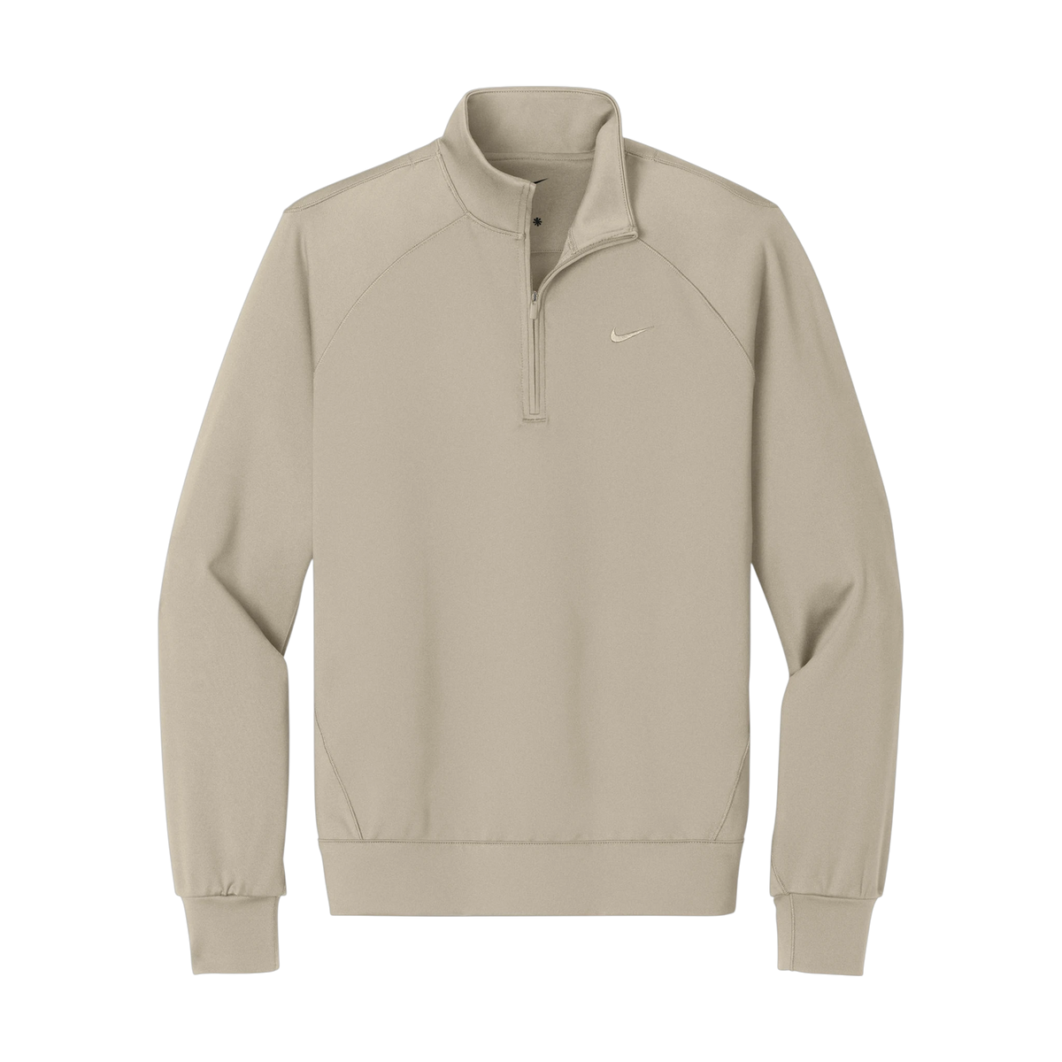 Nike Women's Dri-FIT Primary 1/4-Zip in Desert Khaki — custom branded by Motive