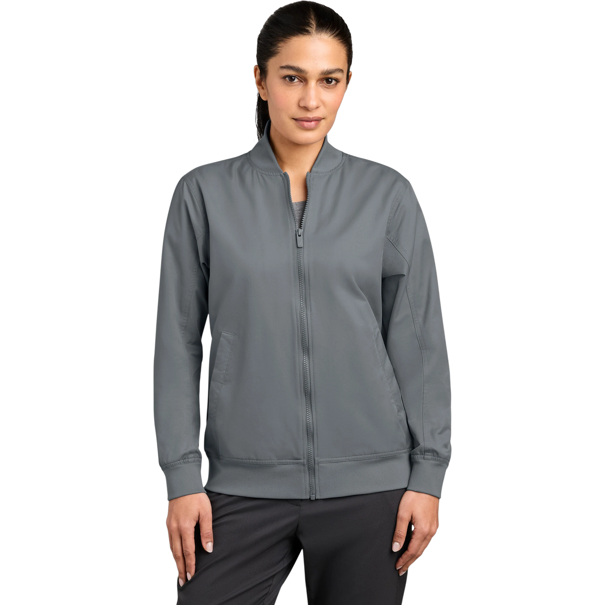 Nike Women's Bomber Jacket in Cool Grey