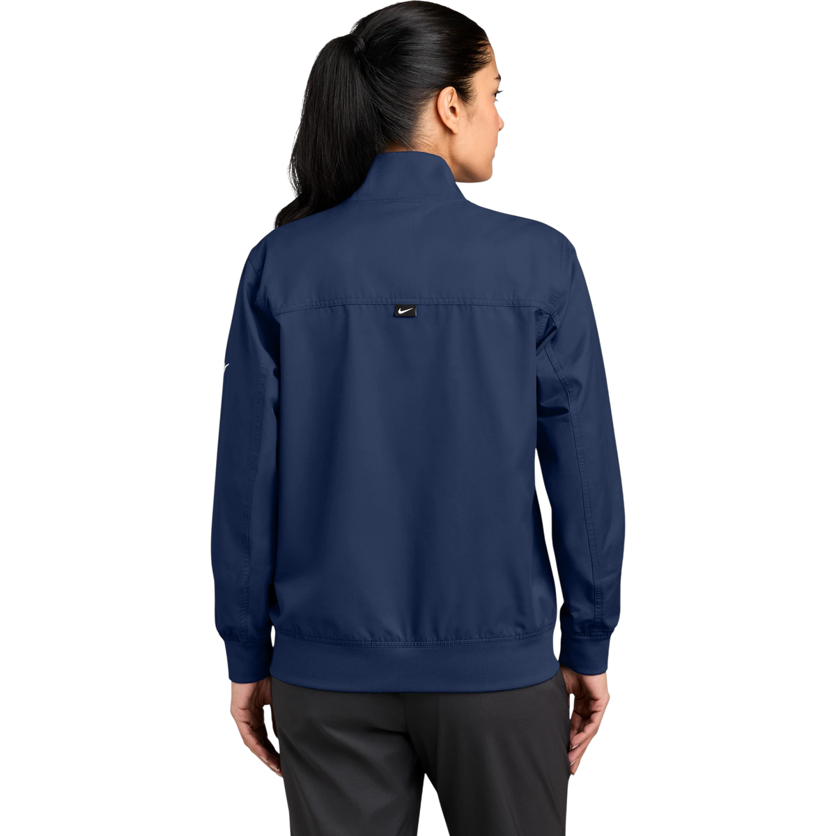 Nike Women's Bomber Jacket in Midnight Navy — custom branded by Motive