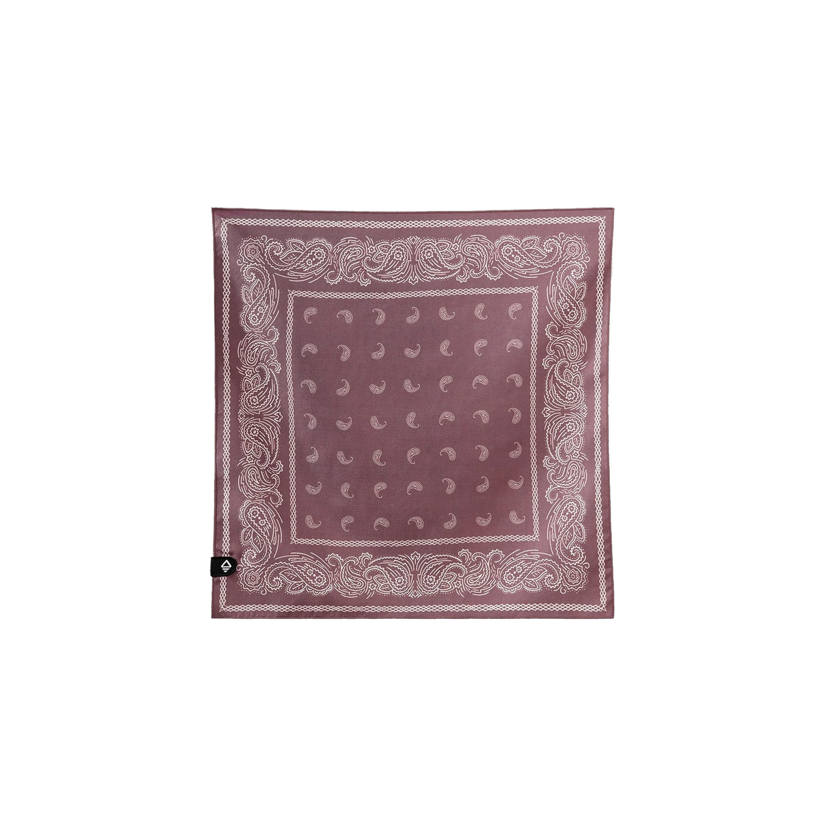 Nomadix Bandana Towel in Paisley Iron Ore — custom branded by Motive