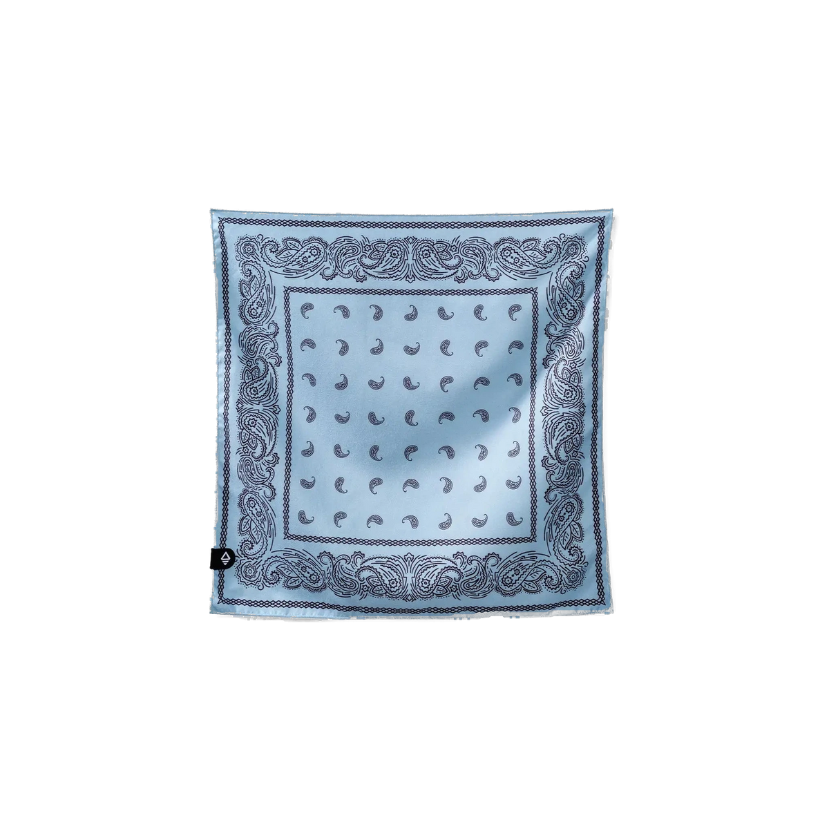 Nomadix Bandana Towel in Paisley Pale Blue — custom branded by Motive