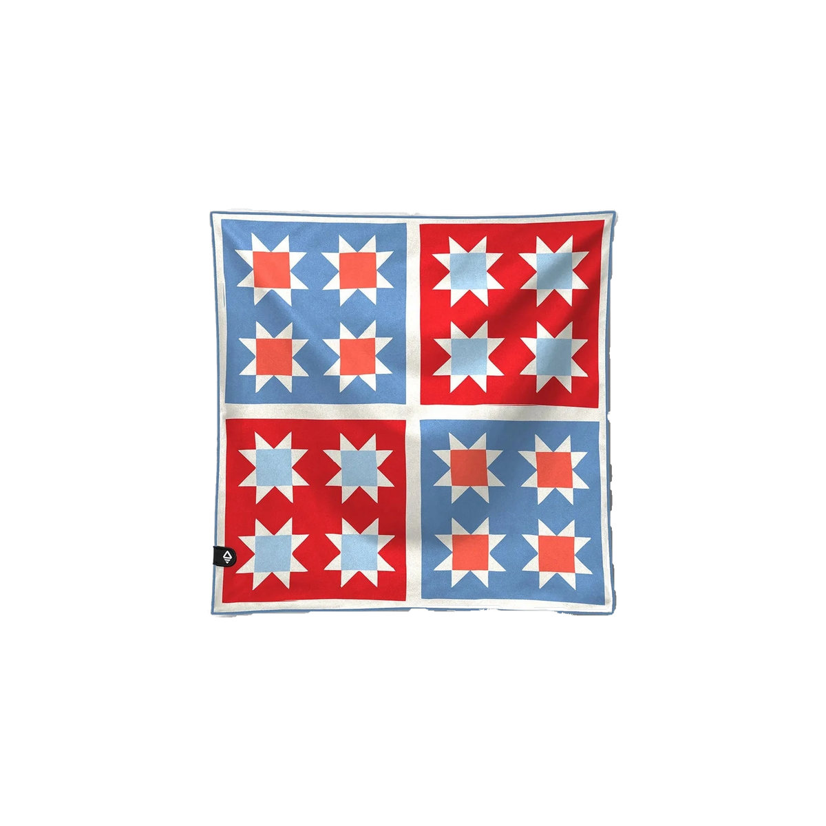 Nomadix Bandana Towel in Patchwork Stars — custom branded by Motive