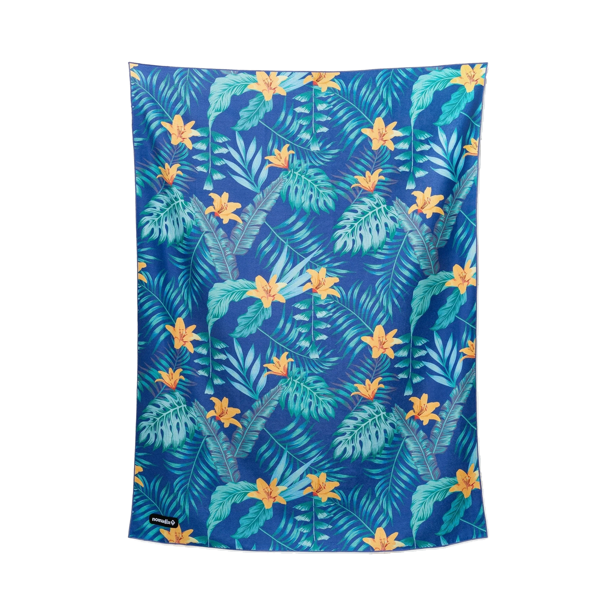 Nomadix Blanket Towel in Palms Dusk — custom branded by Motive