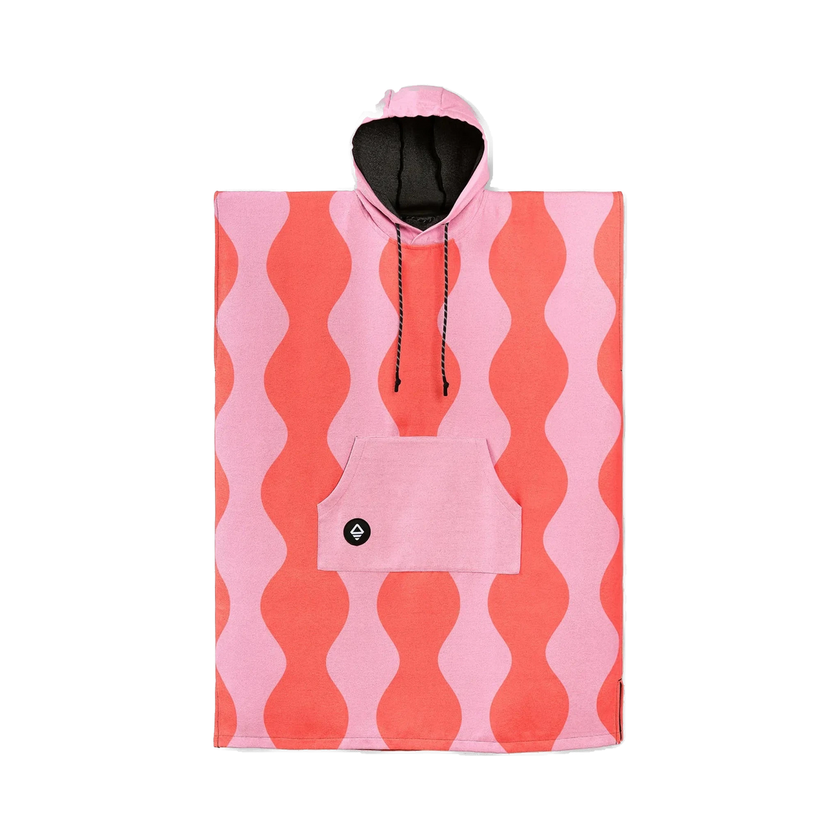Nomadix Changing Poncho in Big Slack Trail Red Pink