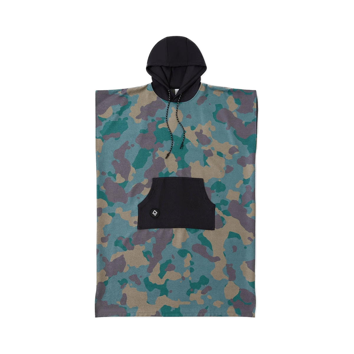 Nomadix Changing Poncho in Camo Green — custom branded by Motive