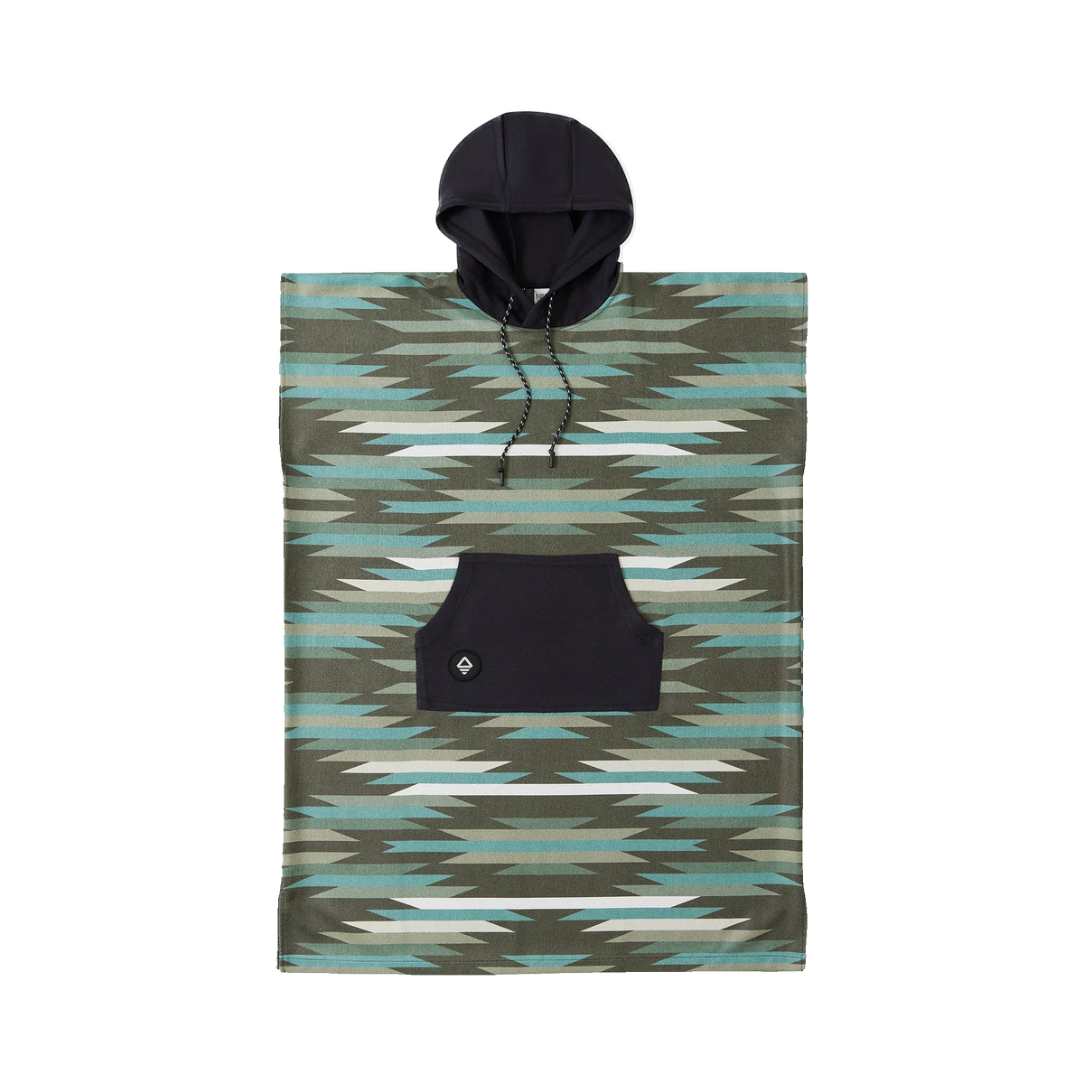 Nomadix Changing Poncho in Jackson Green — custom branded by Motive