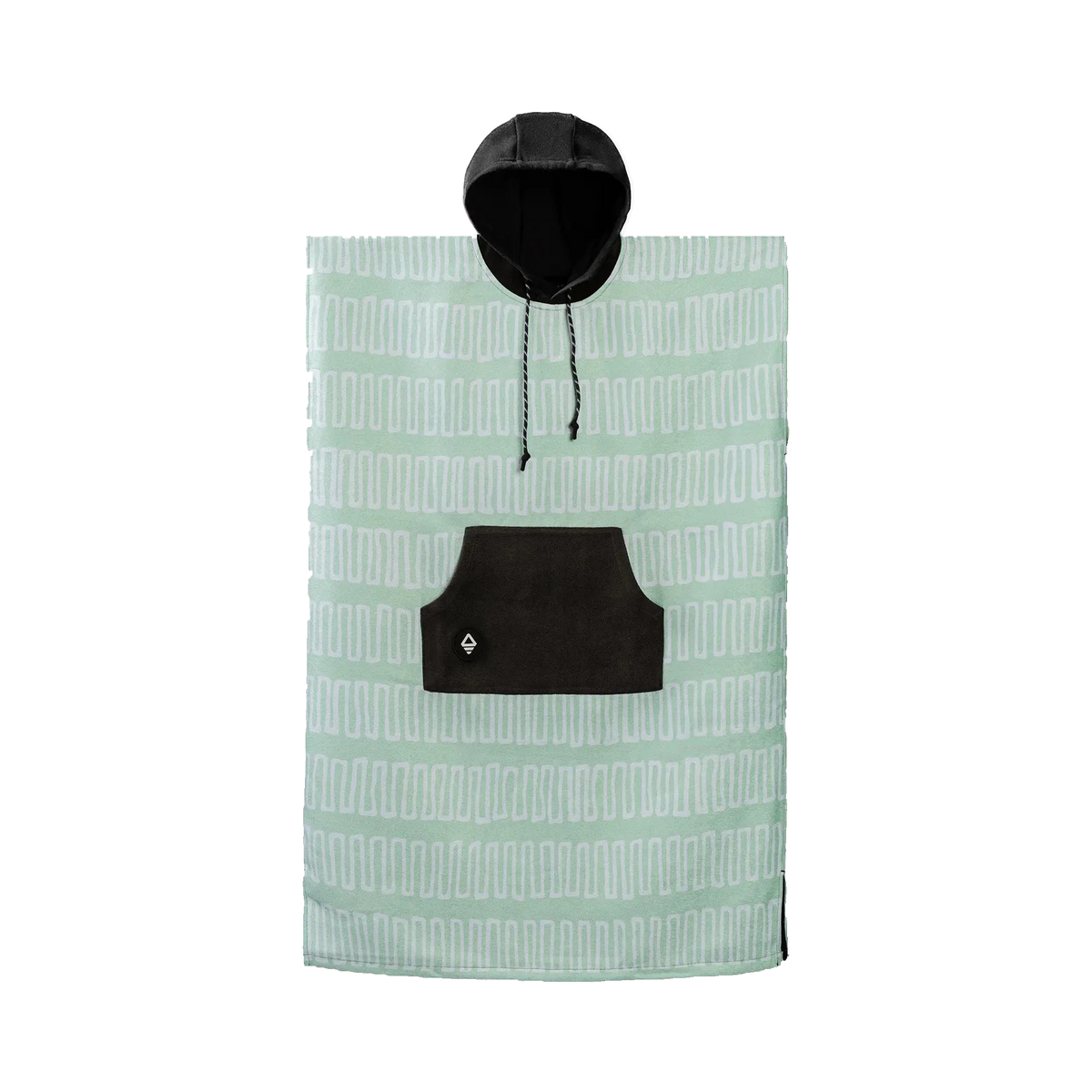 Nomadix Changing Poncho in Switchback Seafoam Green