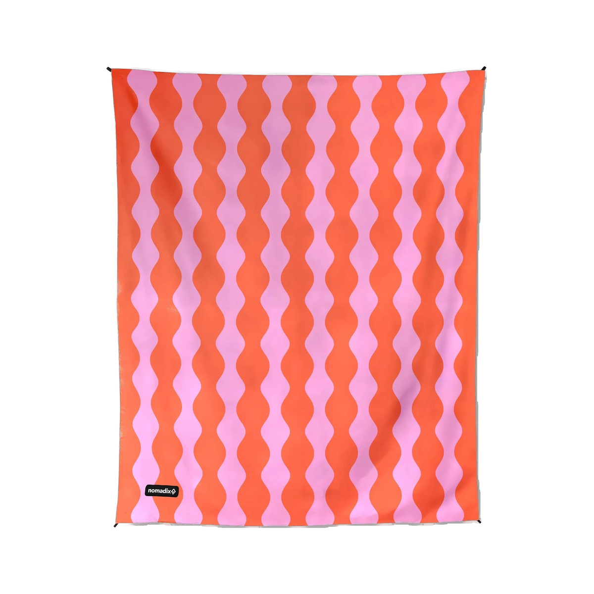 Nomadix Festival Blanket in Big Slack Trail Red Pink — custom branded by Motive