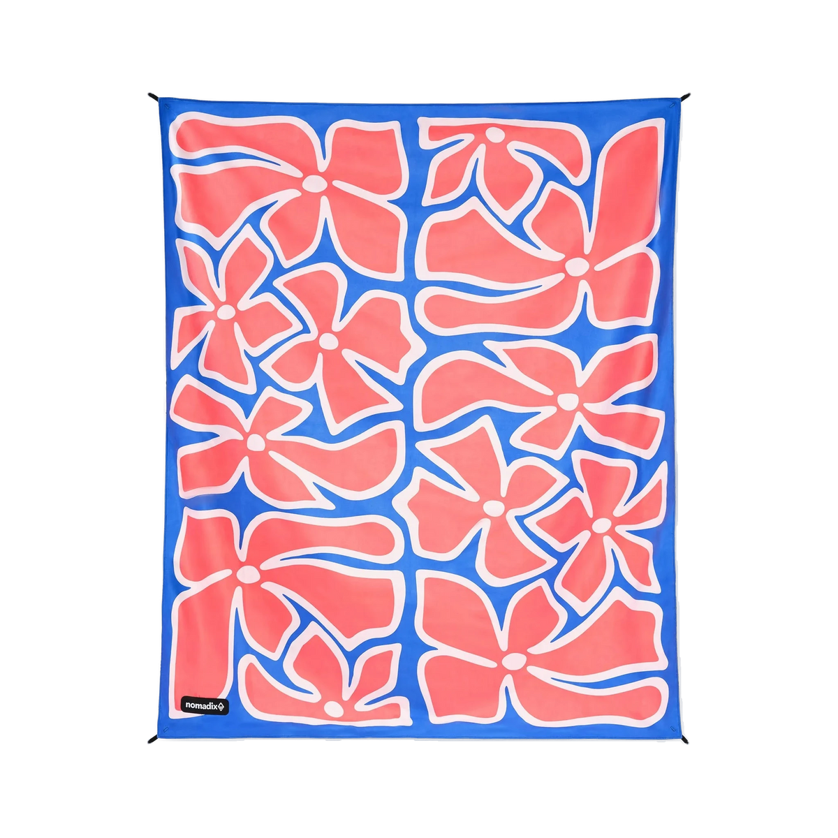 Nomadix Festival Blanket in Wild Flowers Stellar Blue Red
