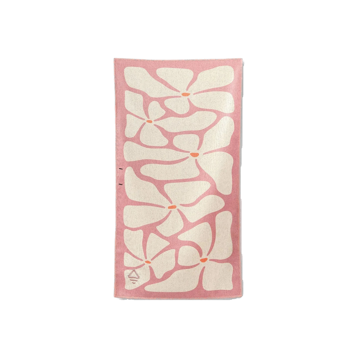 Nomadix Fitness Towel in Happy Flowers Desert Clay — custom branded by Motive