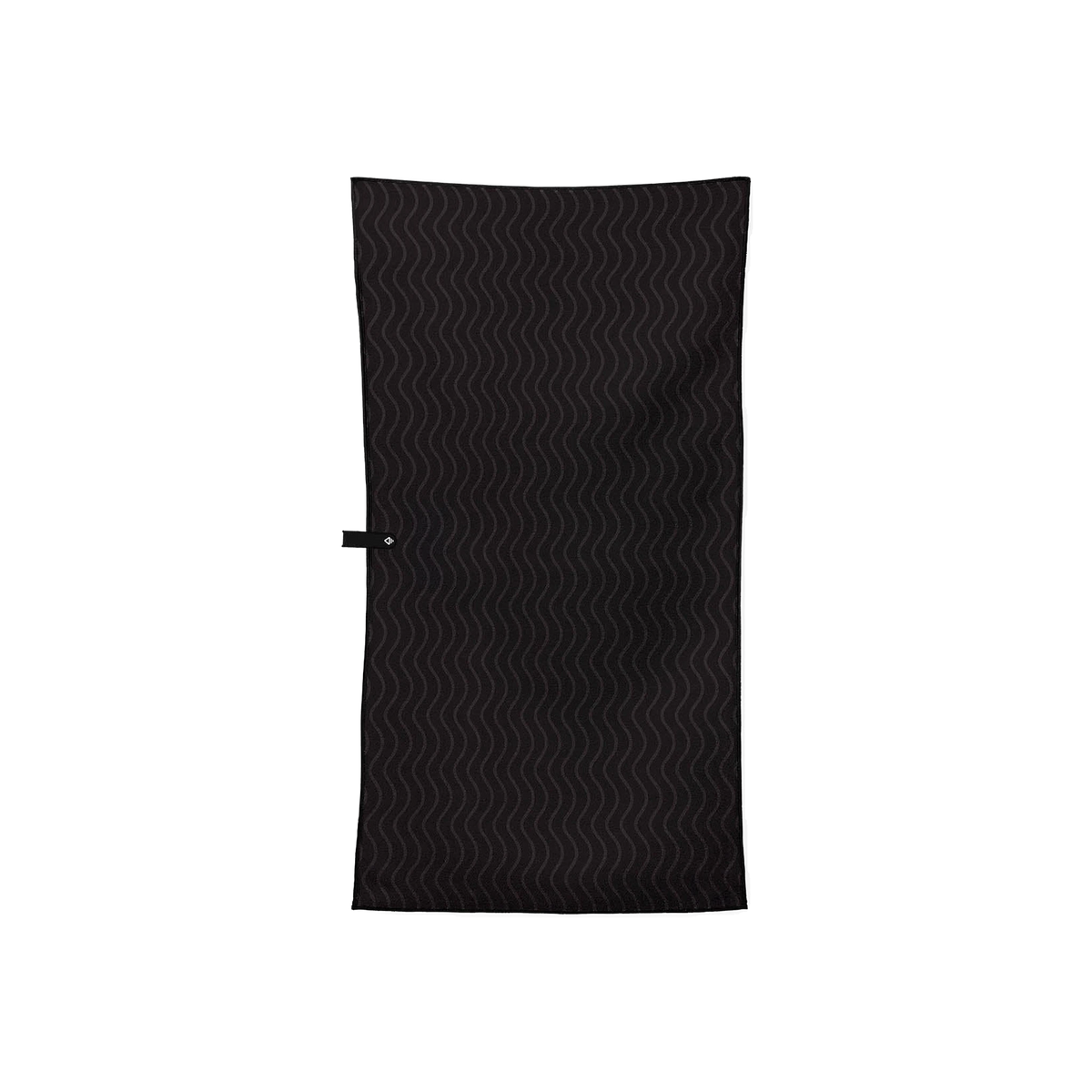 Nomadix Fitness Towel in Regenerative Black — custom branded by Motive