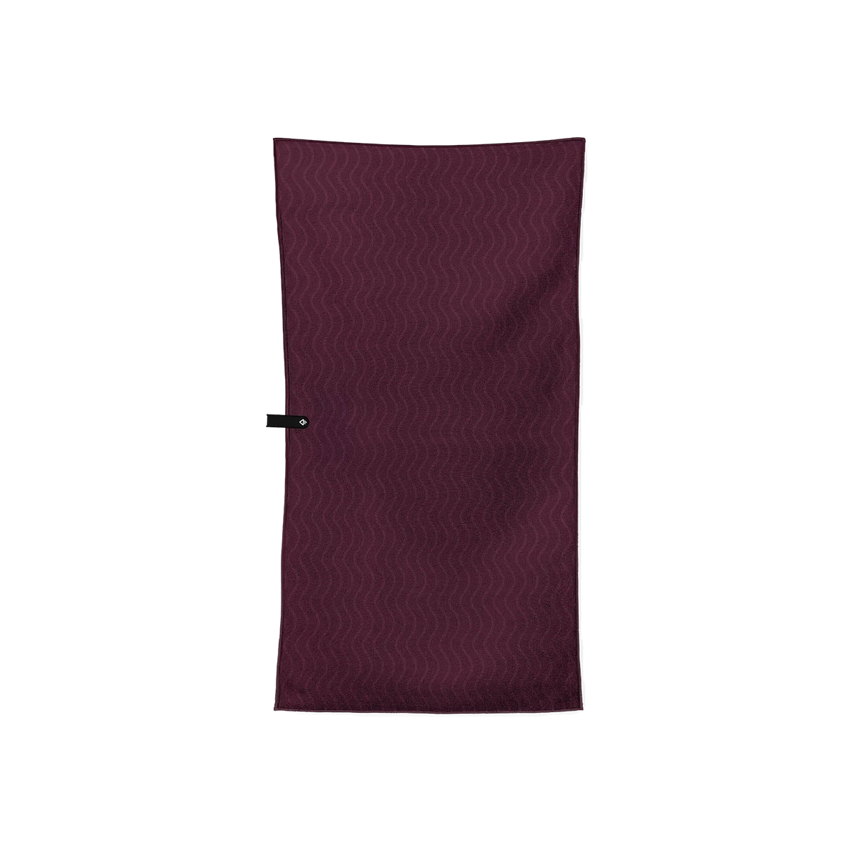 Nomadix Fitness Towel in Regenerative Burgundy — custom branded by Motive