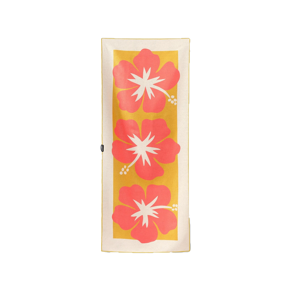 Nomadix Original Towel in Aloha Bloom Red Amber Sun — custom branded by Motive