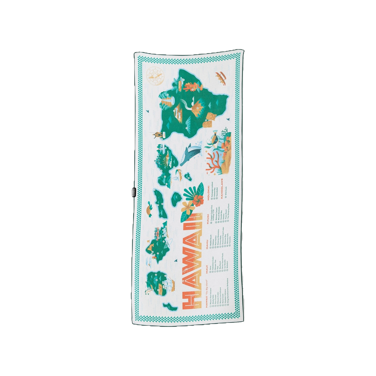 Nomadix Original Towel in Hawaii Map