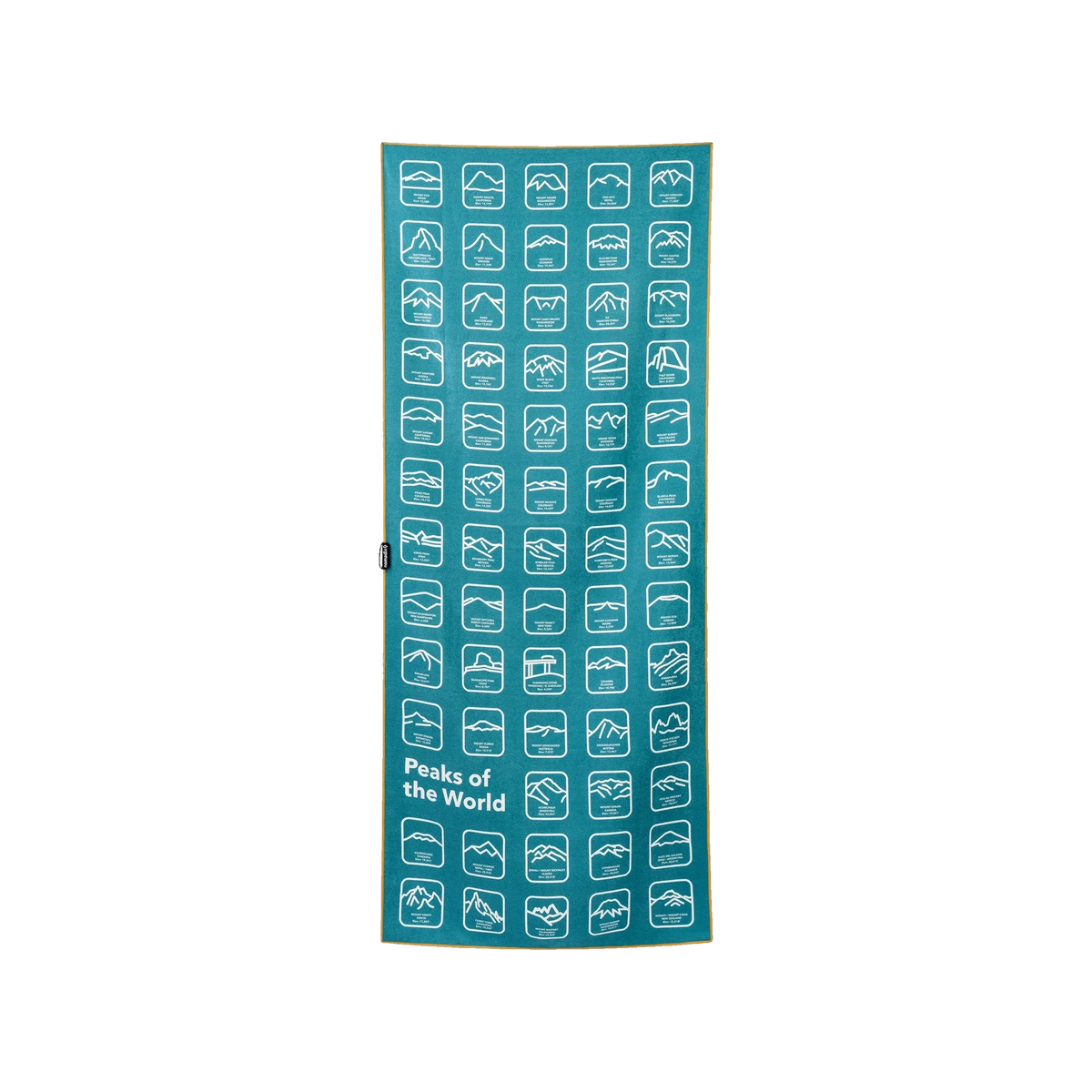 Nomadix Original Towel in Peaks of the World Teal Ocean — custom branded by Motive