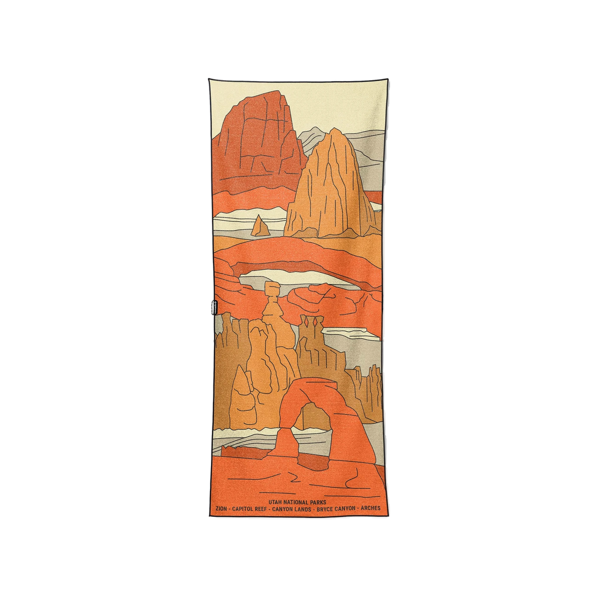Nomadix Original Towel in Utah National Parks — custom branded by Motive