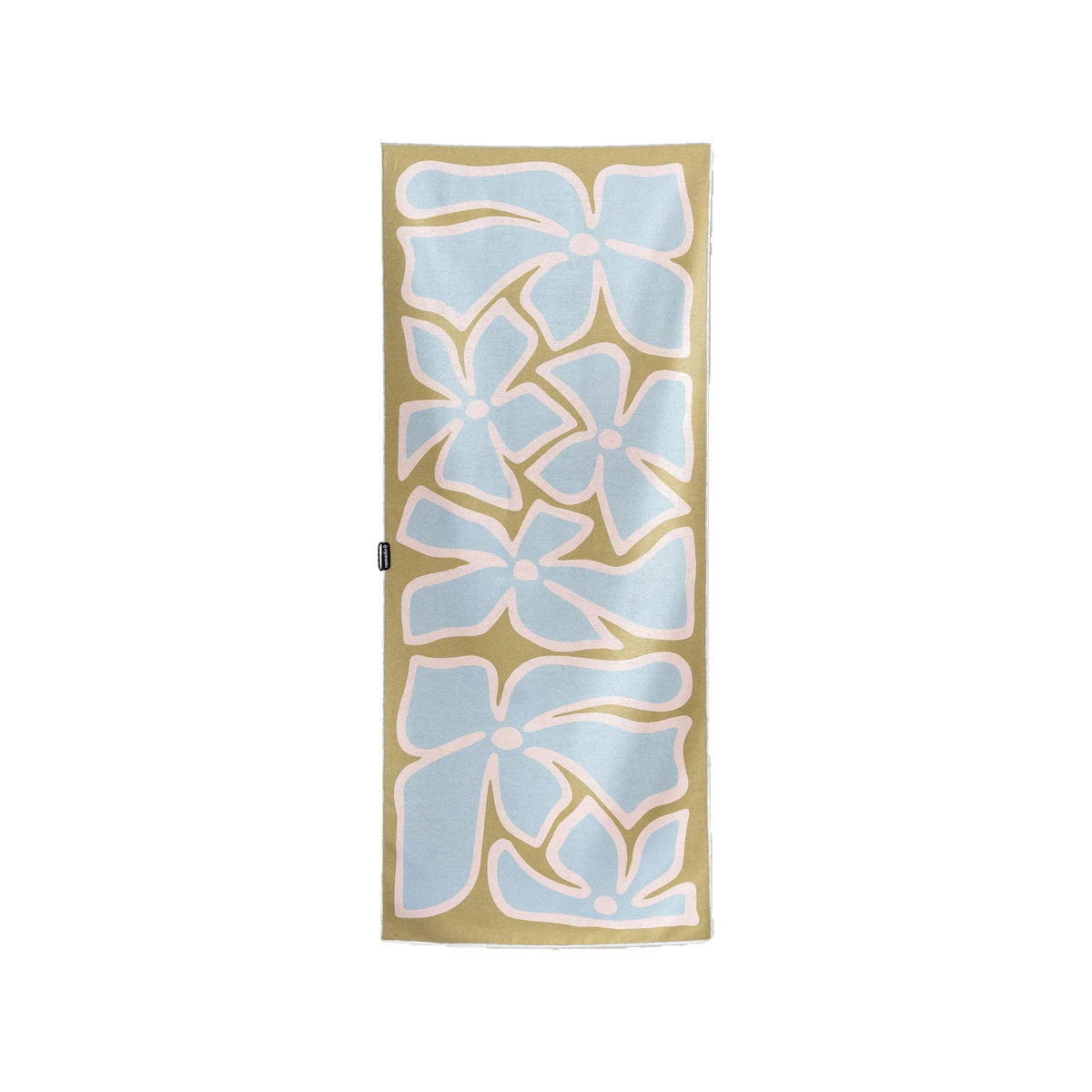 Nomadix Original Towel in Wild Flowers Meadow Green — custom branded by Motive