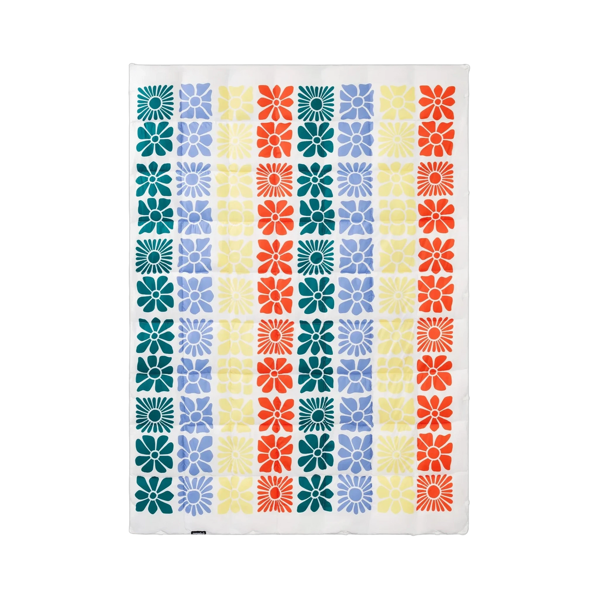 Nomadix Graphene Puffer Blanket in Flowerbed Multi