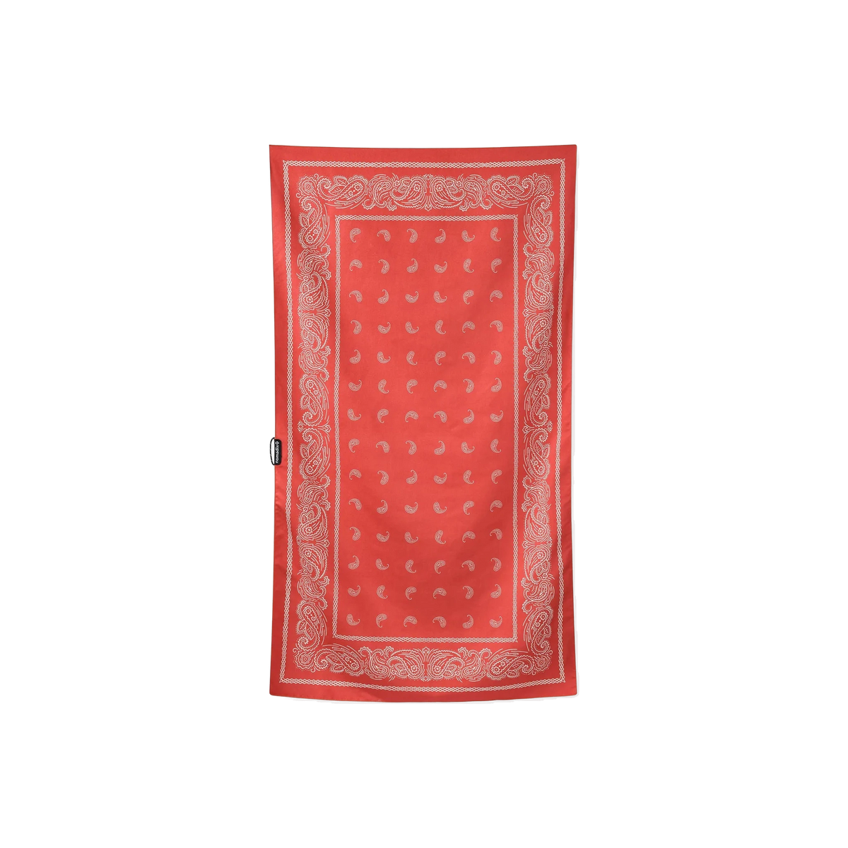 Nomadix Ultralight Towel in Paisley Red — custom branded by Motive