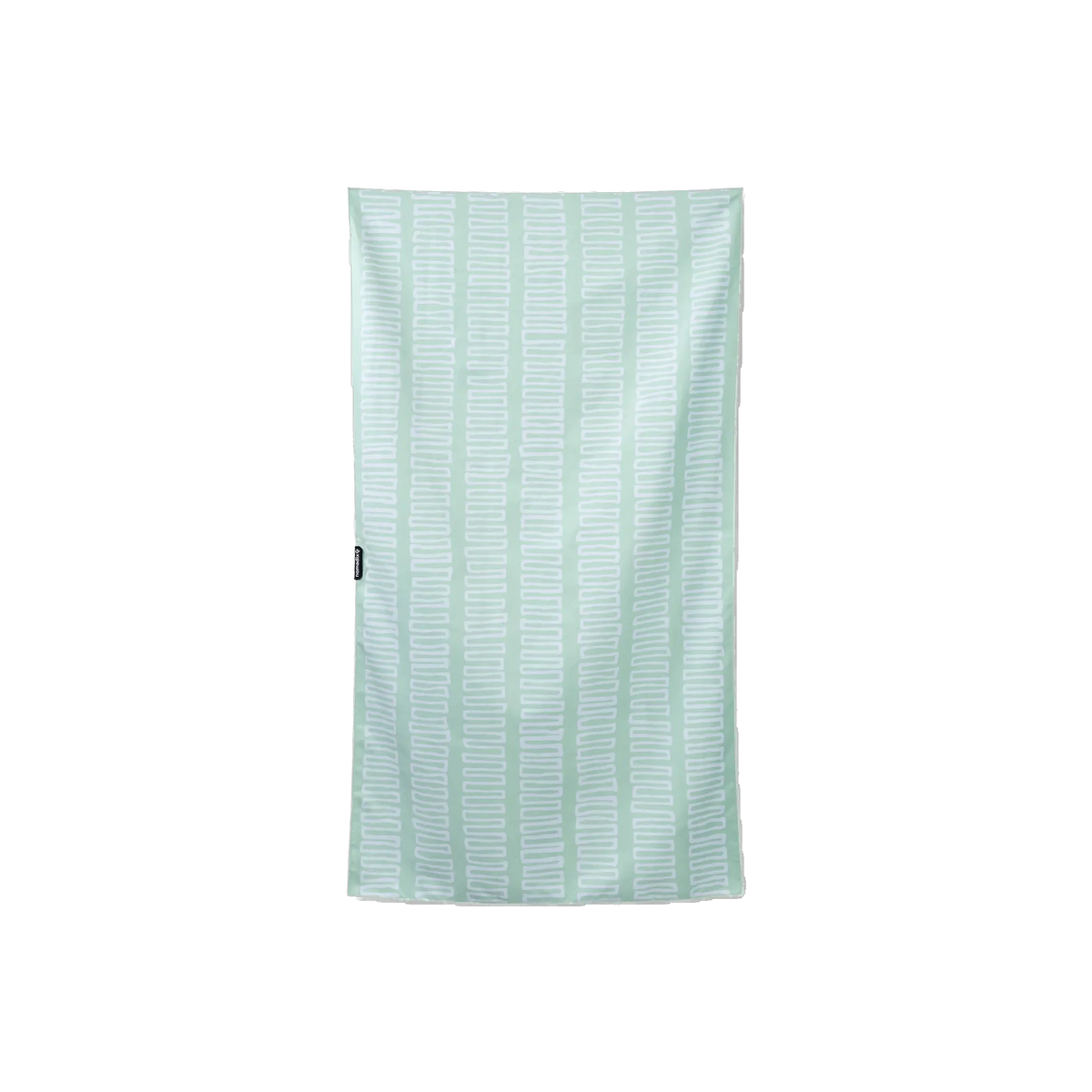 Nomadix Ultralight Towel in Switchback Seafoam Green — custom branded by Motive