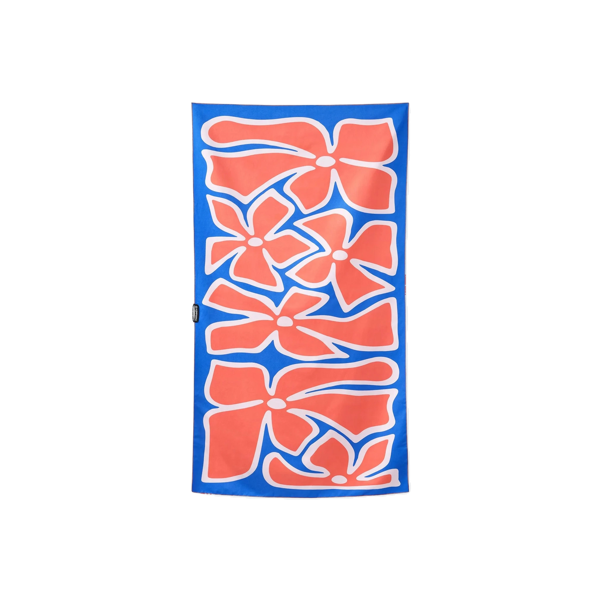 Nomadix Ultralight Towel in Wild Flowers Stellar Blue Red — custom branded by Motive