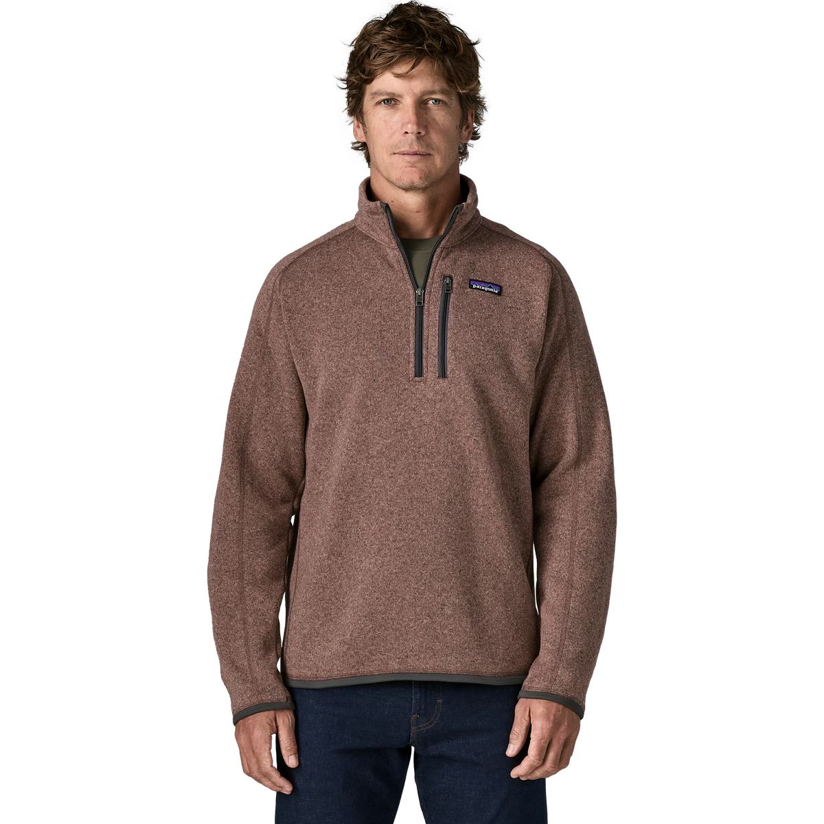 Patagonia Better Sweater 1/4-Zip Fleece in Moonrise Taupe