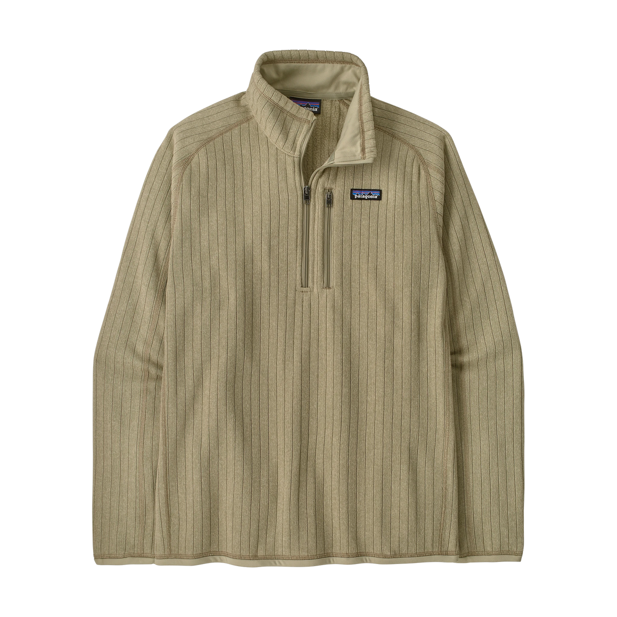 Patagonia Better Sweater 1/4-Zip Fleece in Weathered Stone Rib Knit