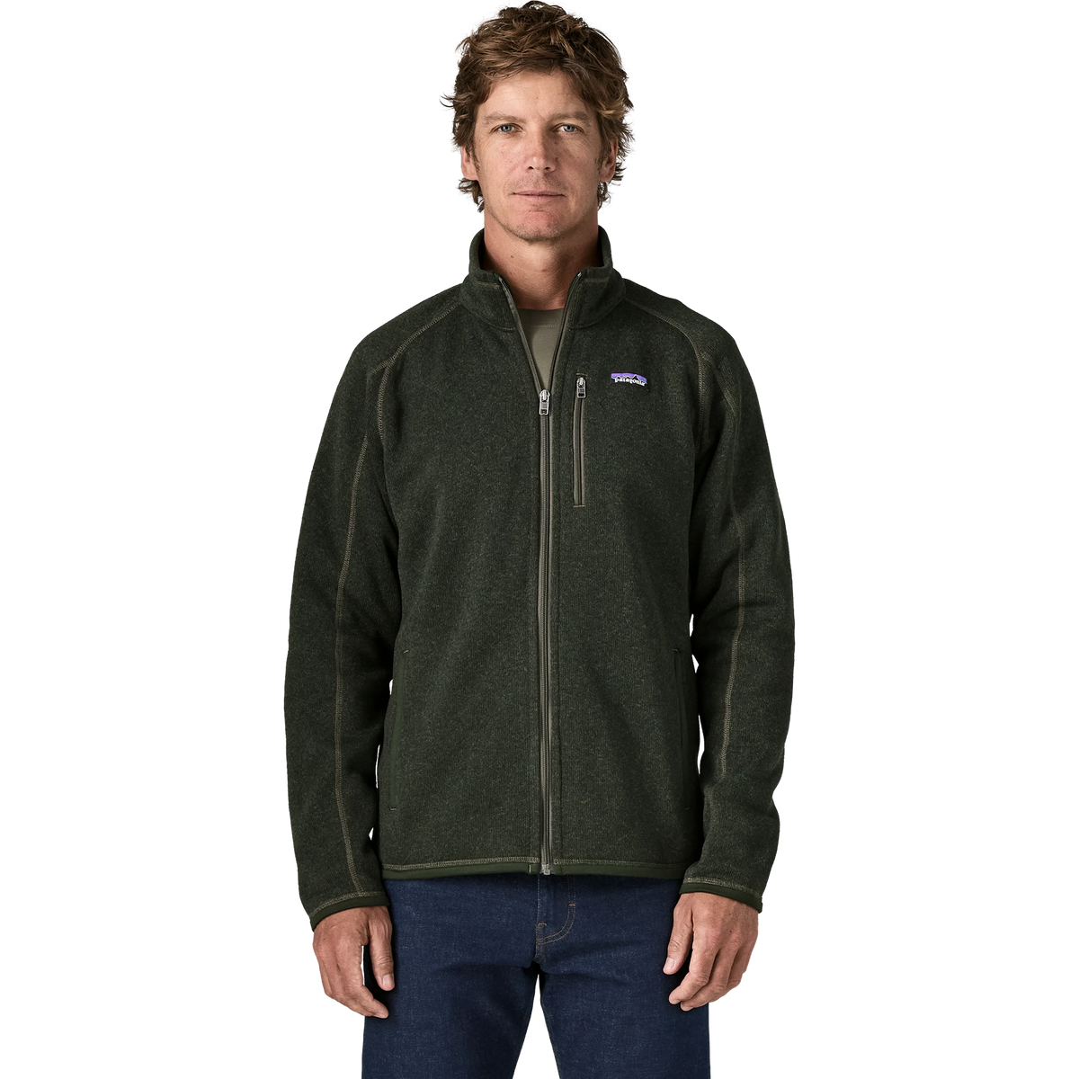 Patagonia Better Sweater Fleece Jacket in Old Growth Green