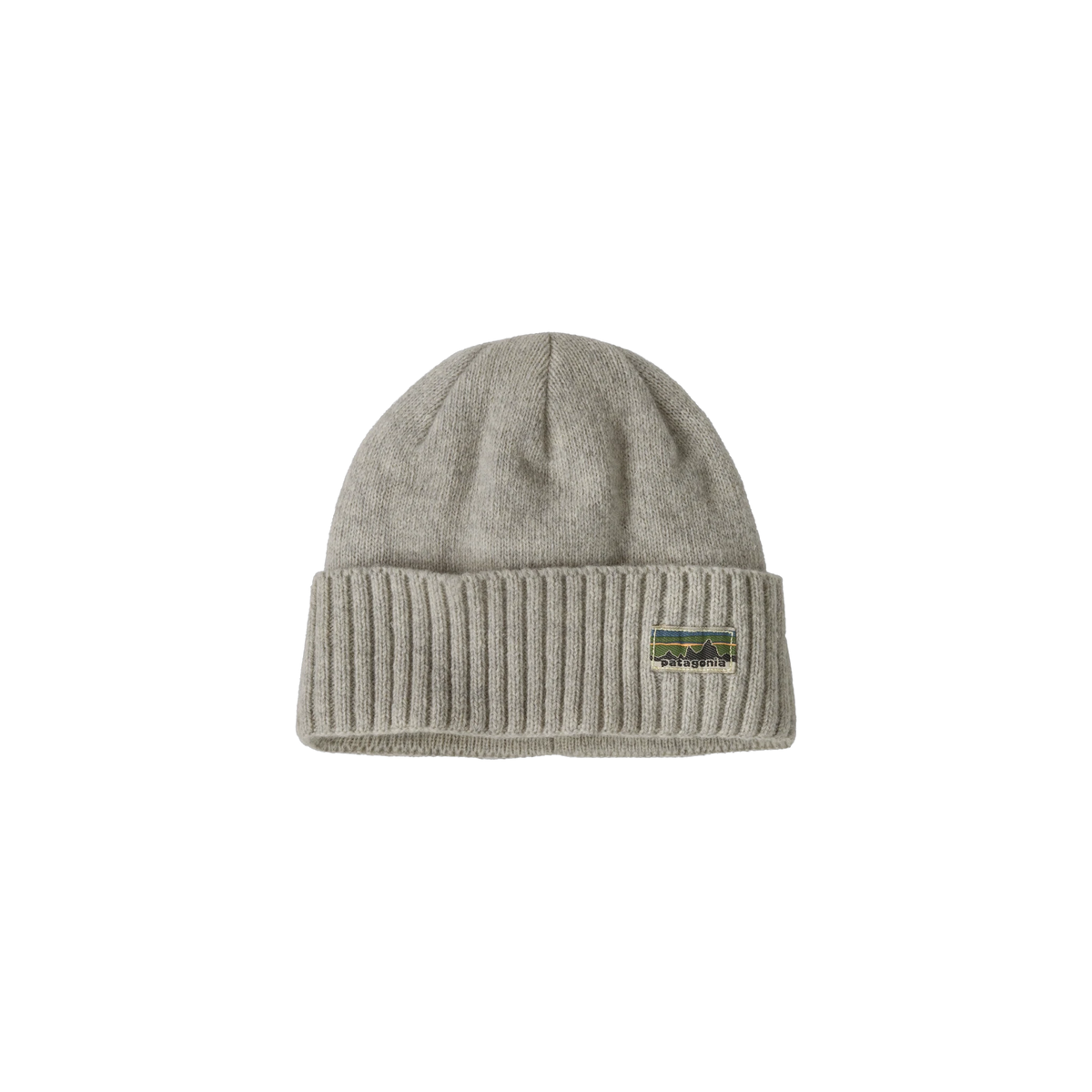 Patagonia Brodeo Beanie in OG Legacy Label: Crisp Grey