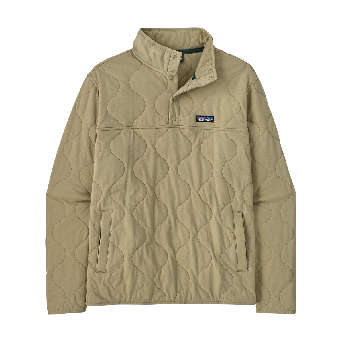 Patagonia Daily Quilted Snap-T Pullover in Weathered Stone