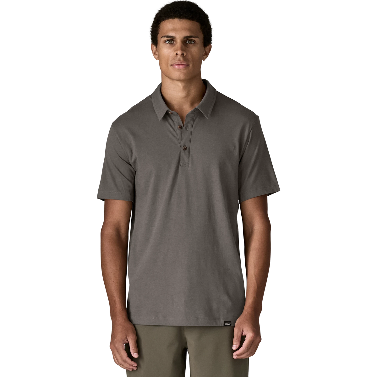 Patagonia Essential Polo Shirt in Forge Grey