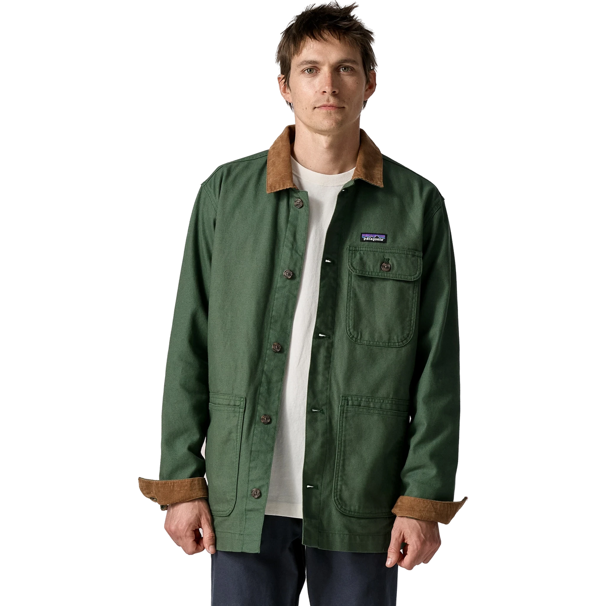 Patagonia Point Reyes Canvas Jacket in Canopy Green