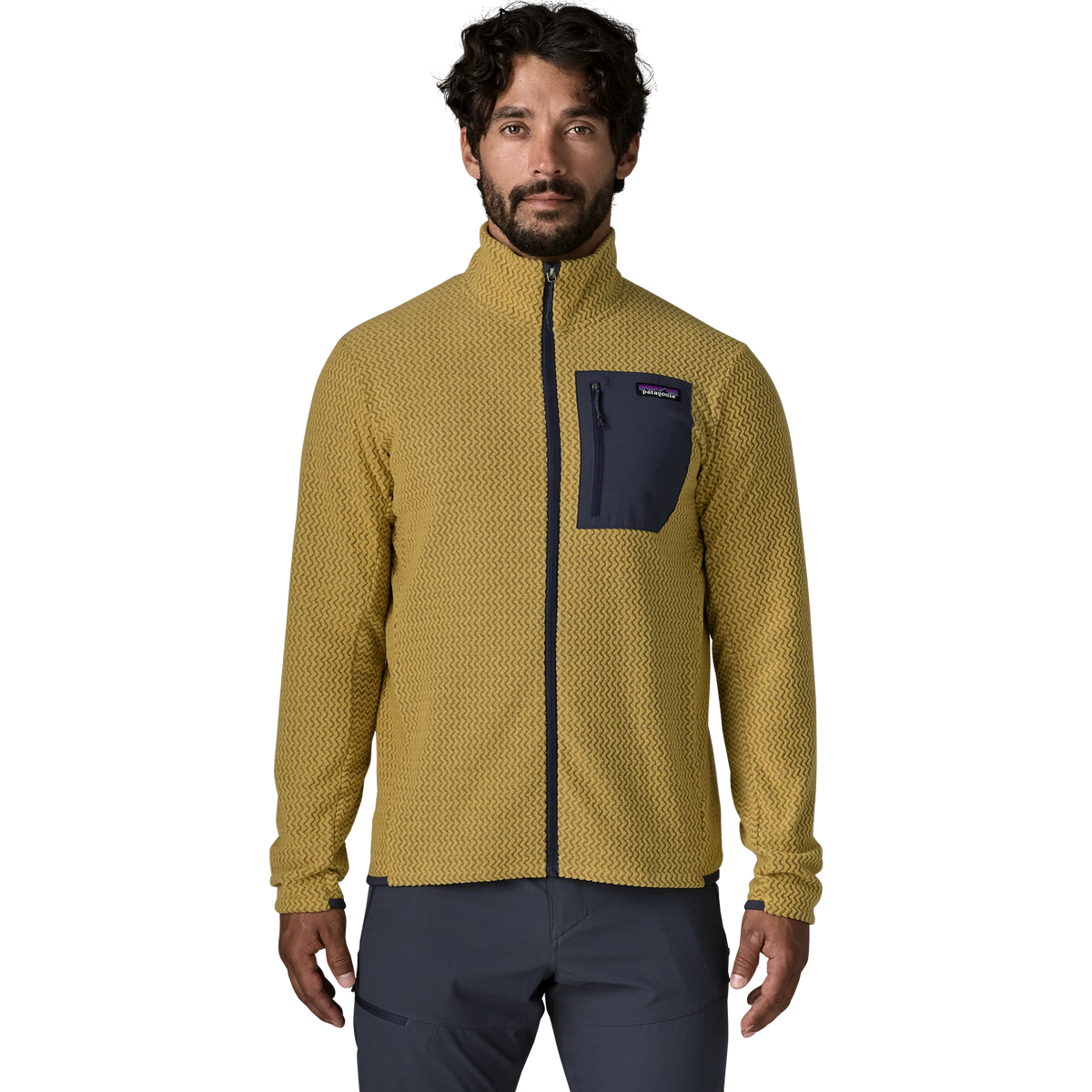 Patagonia R1 Air Fleece Jacket in Lynx Tan