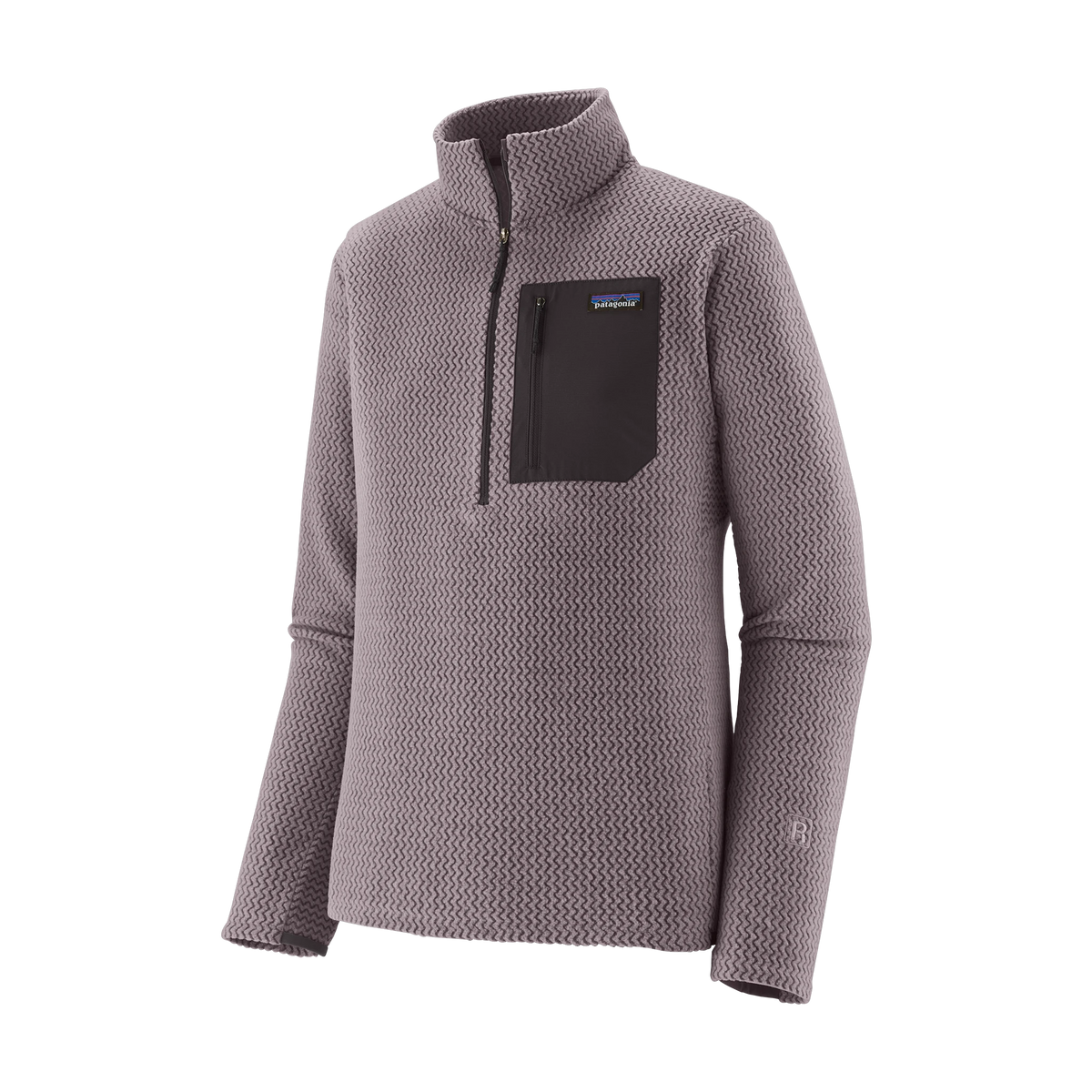 Patagonia R1 Air Fleece Zip-Neck in May Grey