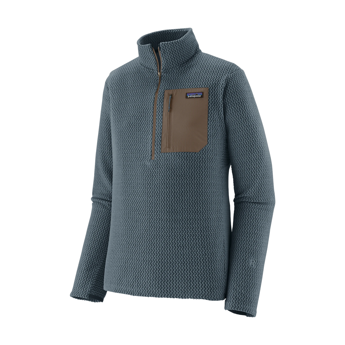 Patagonia R1 Air Fleece Zip-Neck in Summit Blue