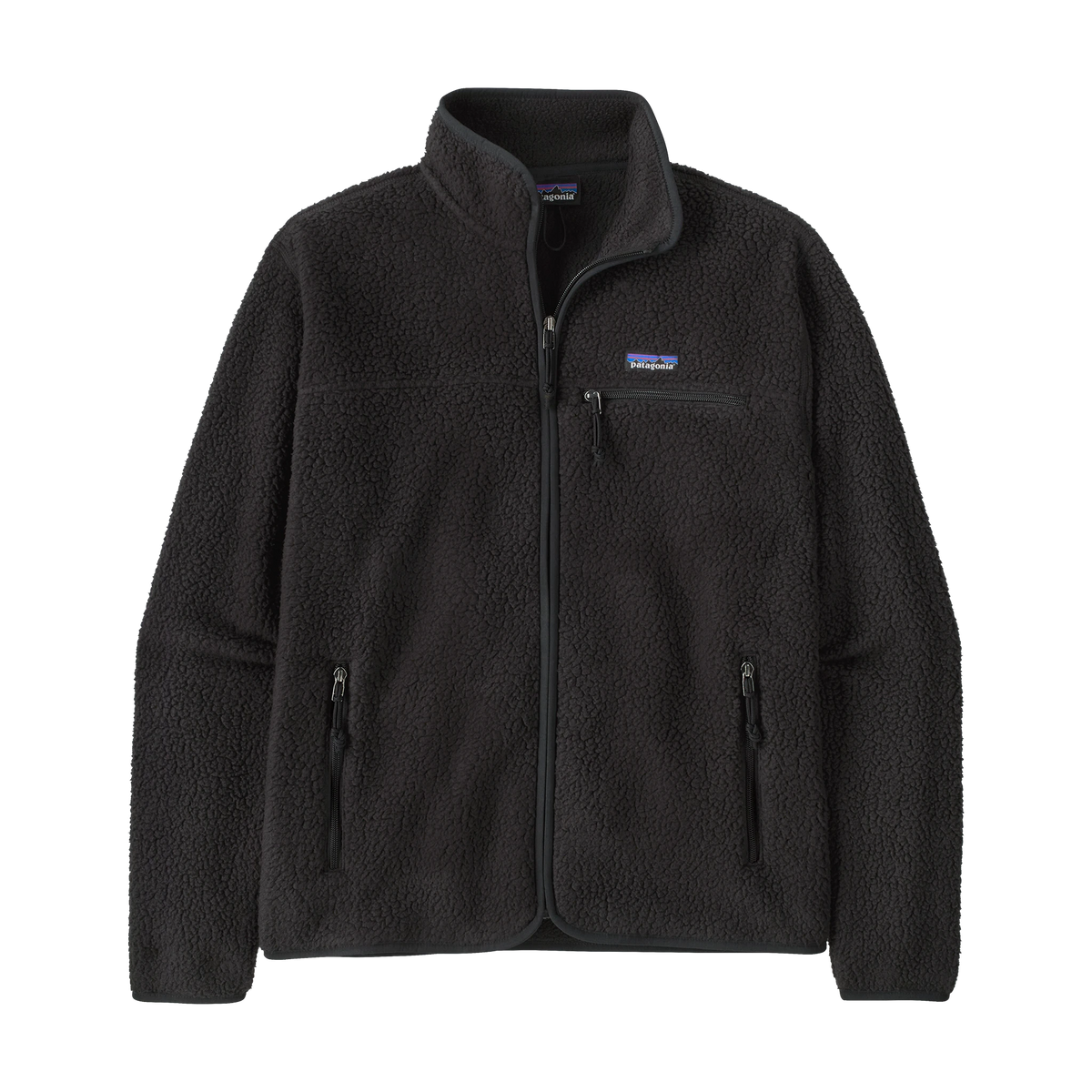 Patagonia Retro Pile Fleece Jacket in Black
