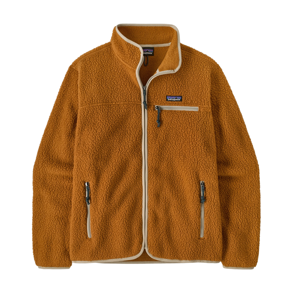 Patagonia Retro Pile Fleece Jacket in Cinnamon Brown