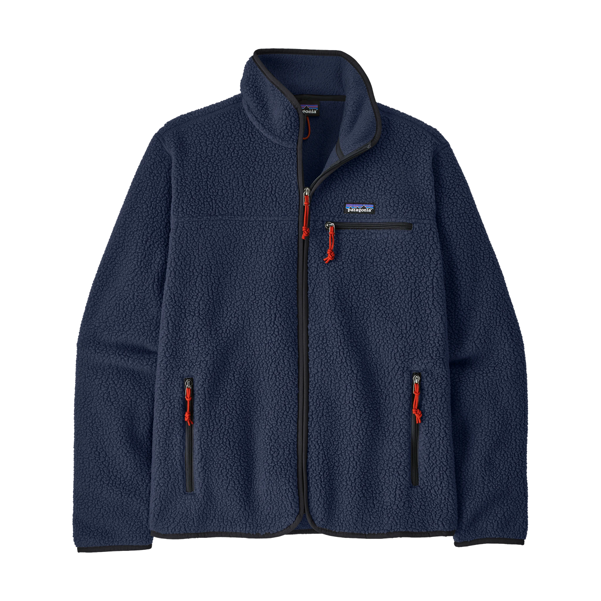 Patagonia Retro Pile Fleece Jacket in New Navy
