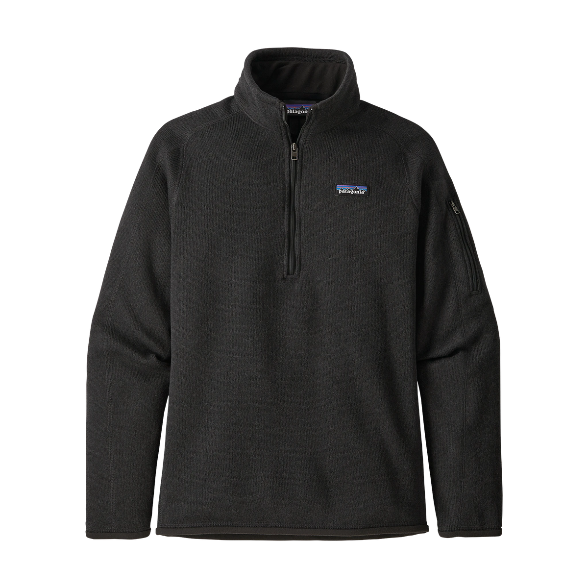 Patagonia Women's Better Sweater 1/4-Zip Fleece in Black